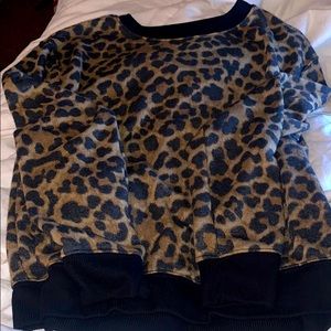 Cheetah print sweater